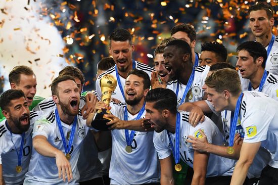 Football. 2017 FIFA Confederations Cup. Medal ceremony