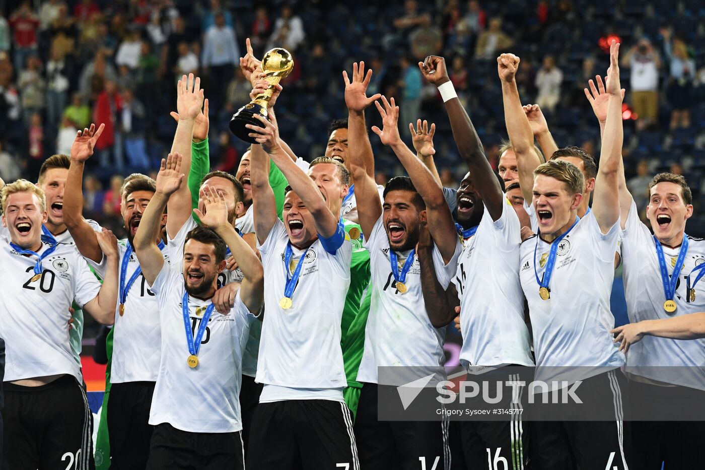 Football. 2017 FIFA Confederations Cup. Medal ceremony