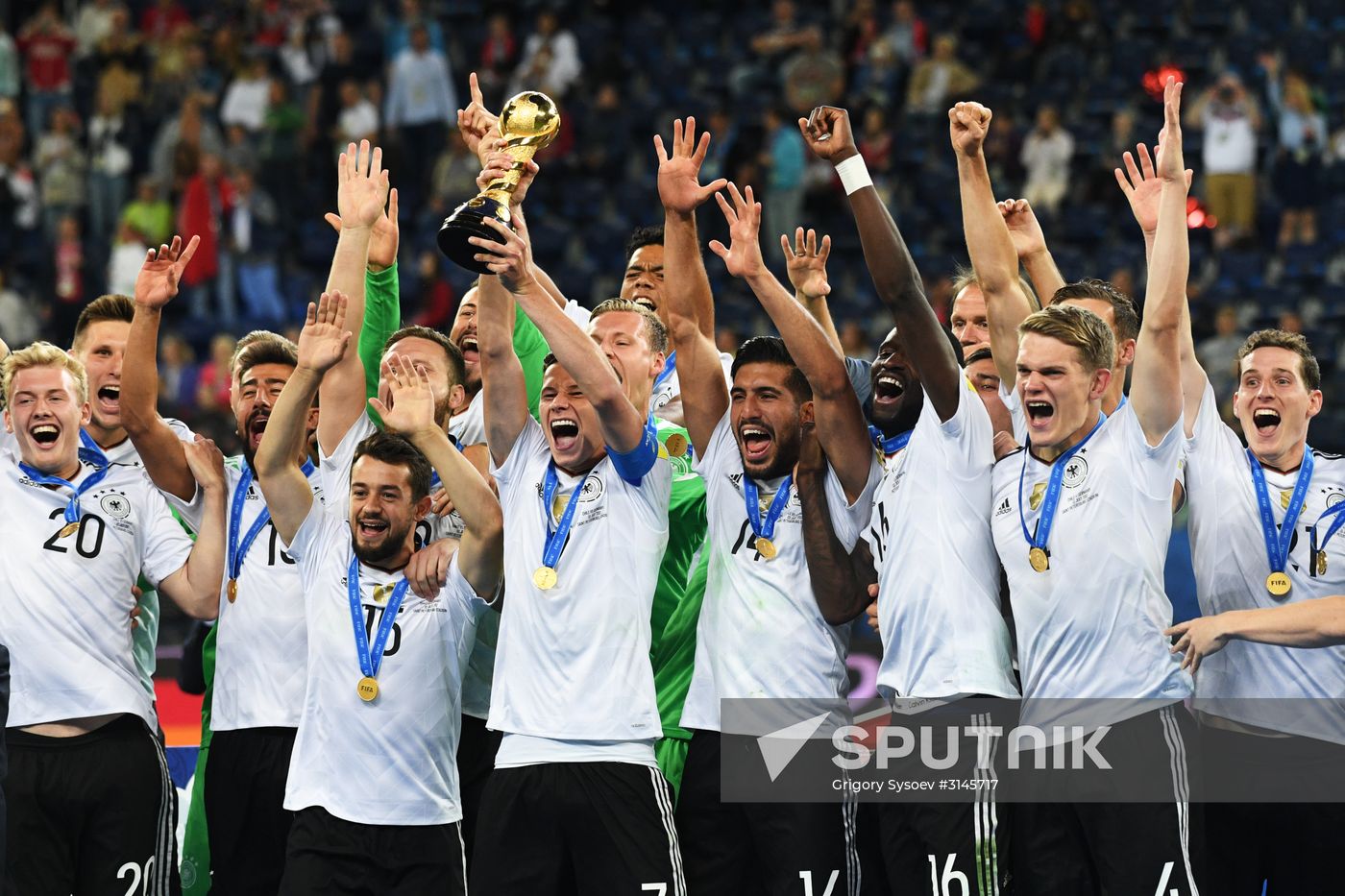 Football. 2017 FIFA Confederations Cup. Medal ceremony