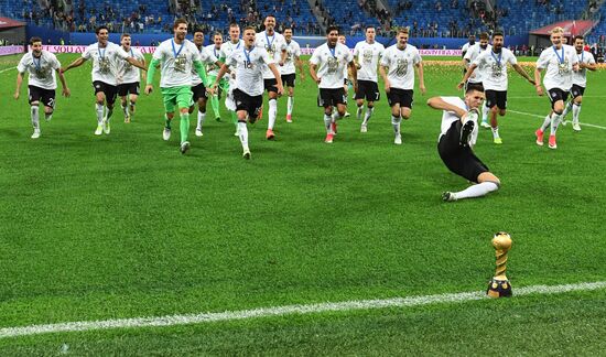 Football. 2017 FIFA Confederations Cup. Medal ceremony