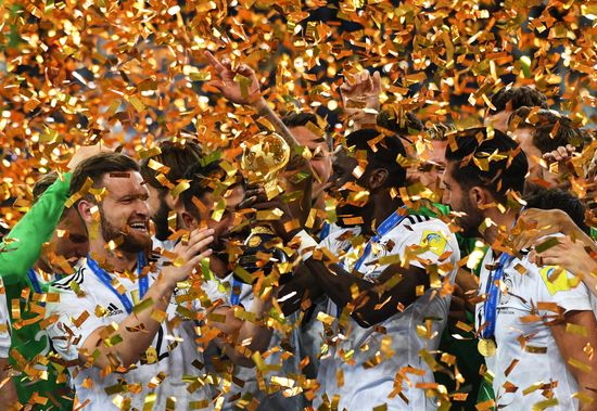 Football. 2017 FIFA Confederations Cup. Medal ceremony