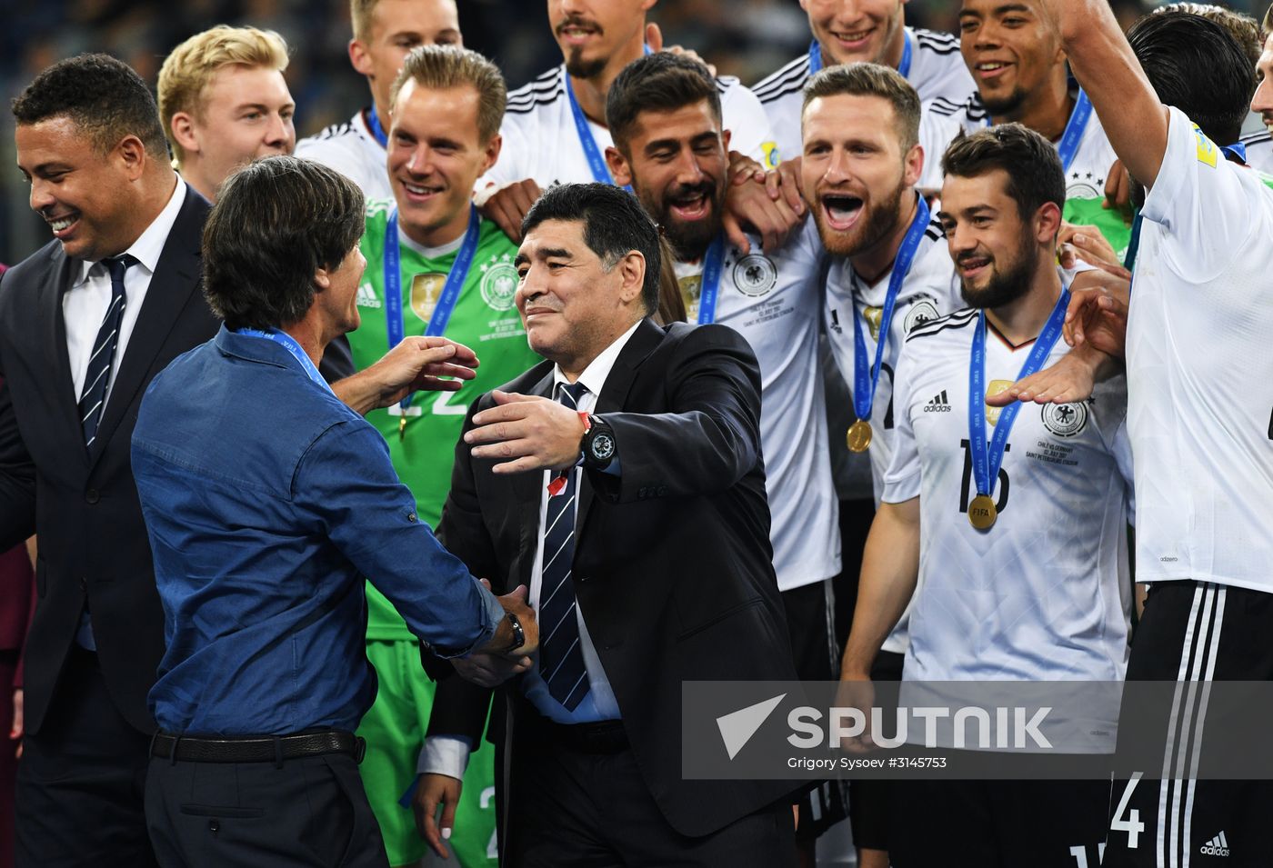 Football. 2017 FIFA Confederations Cup. Medal ceremony
