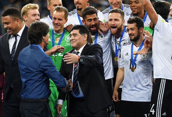 Football. 2017 FIFA Confederations Cup. Medal ceremony