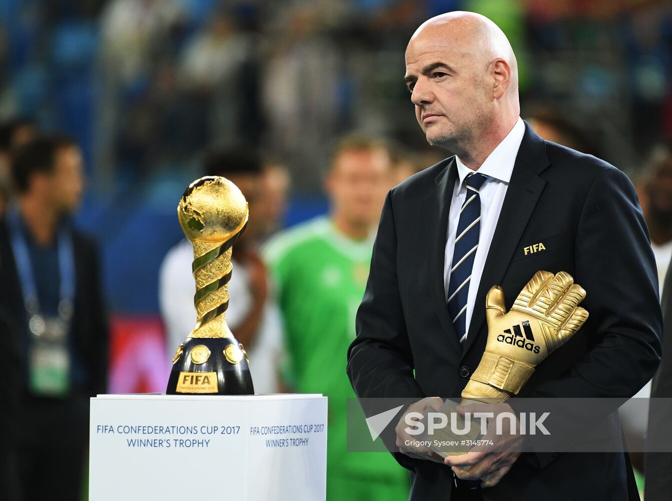 Football. 2017 FIFA Confederations Cup. Medal ceremony