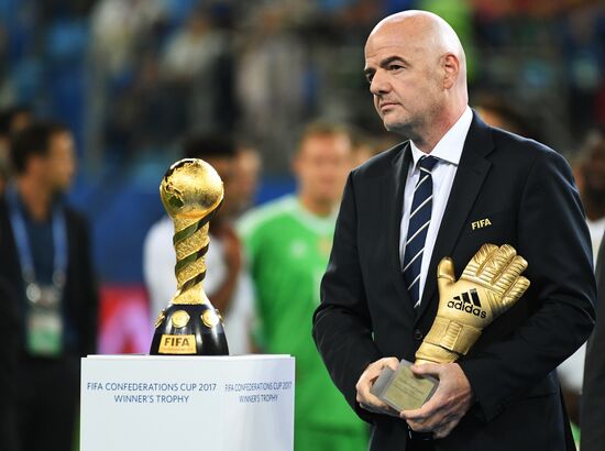 Football. 2017 FIFA Confederations Cup. Medal ceremony