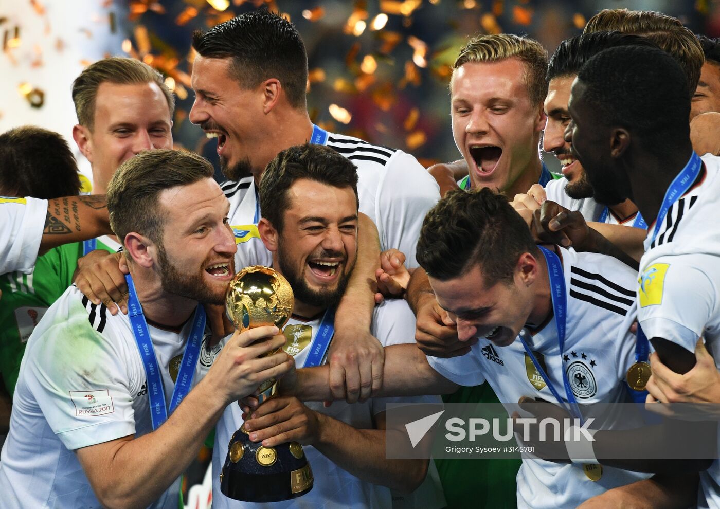 Football. 2017 FIFA Confederations Cup. Medal ceremony