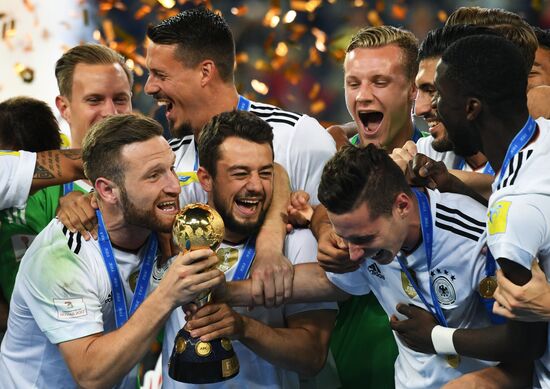 Football. 2017 FIFA Confederations Cup. Medal ceremony