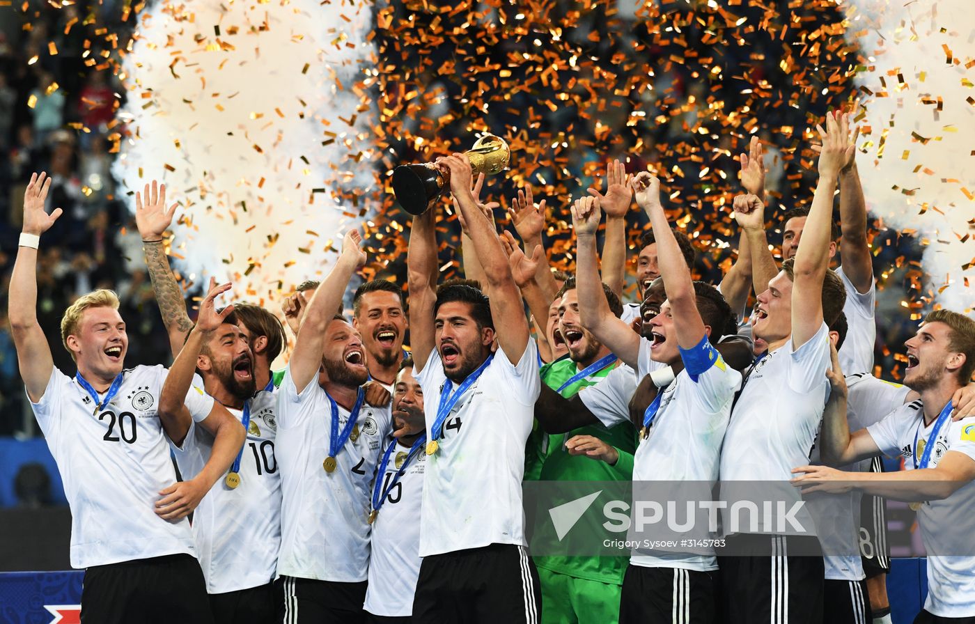Football. 2017 FIFA Confederations Cup. Medal ceremony