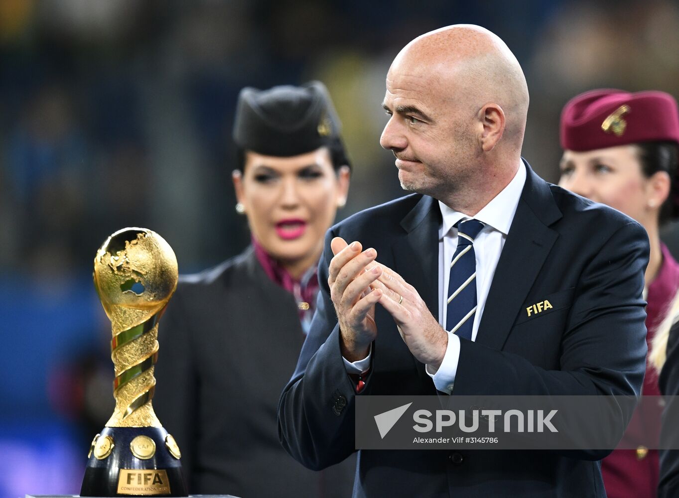 Football. 2017 FIFA Confederations Cup. Medal ceremony