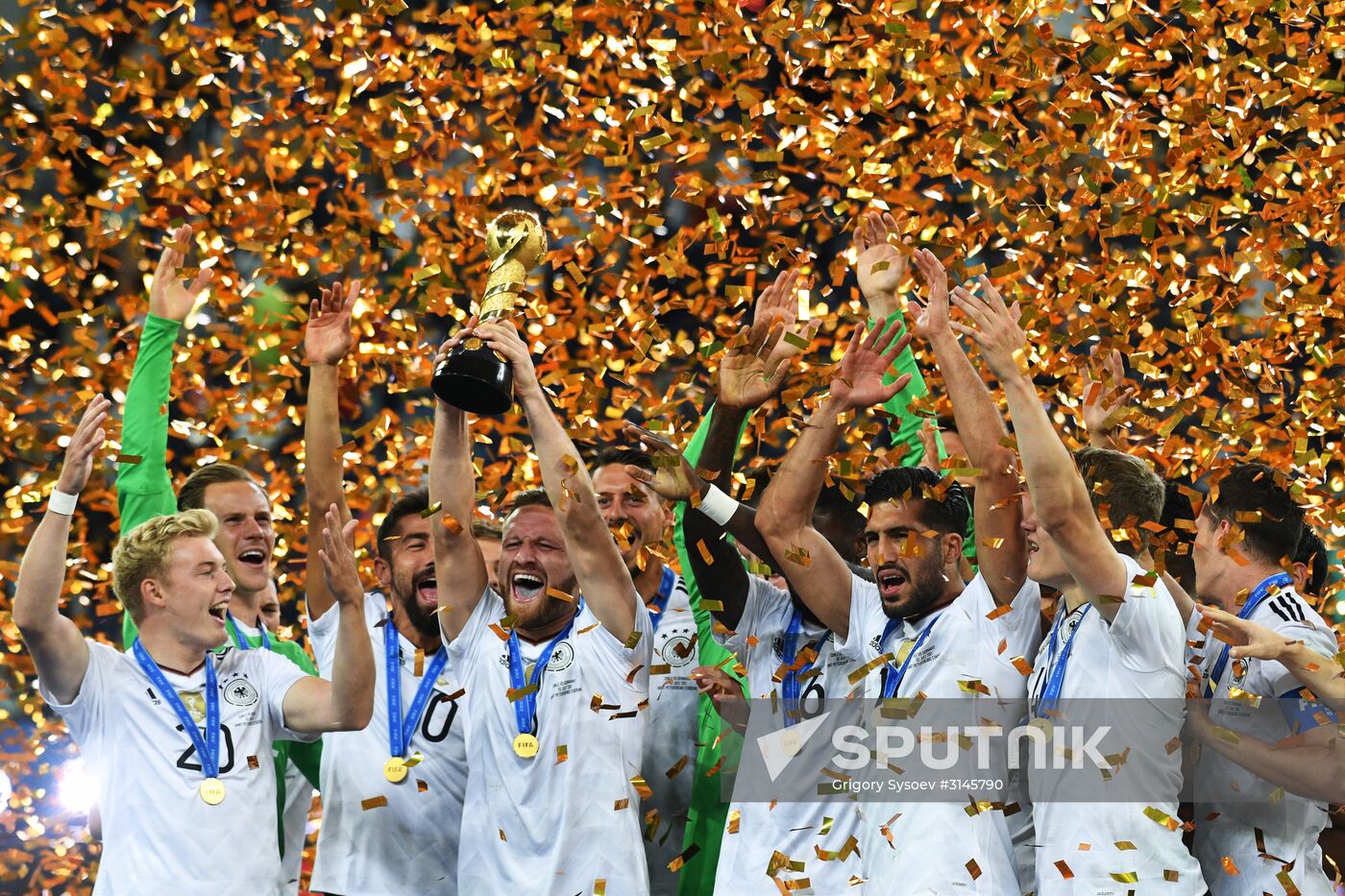 Football. 2017 FIFA Confederations Cup. Medal ceremony