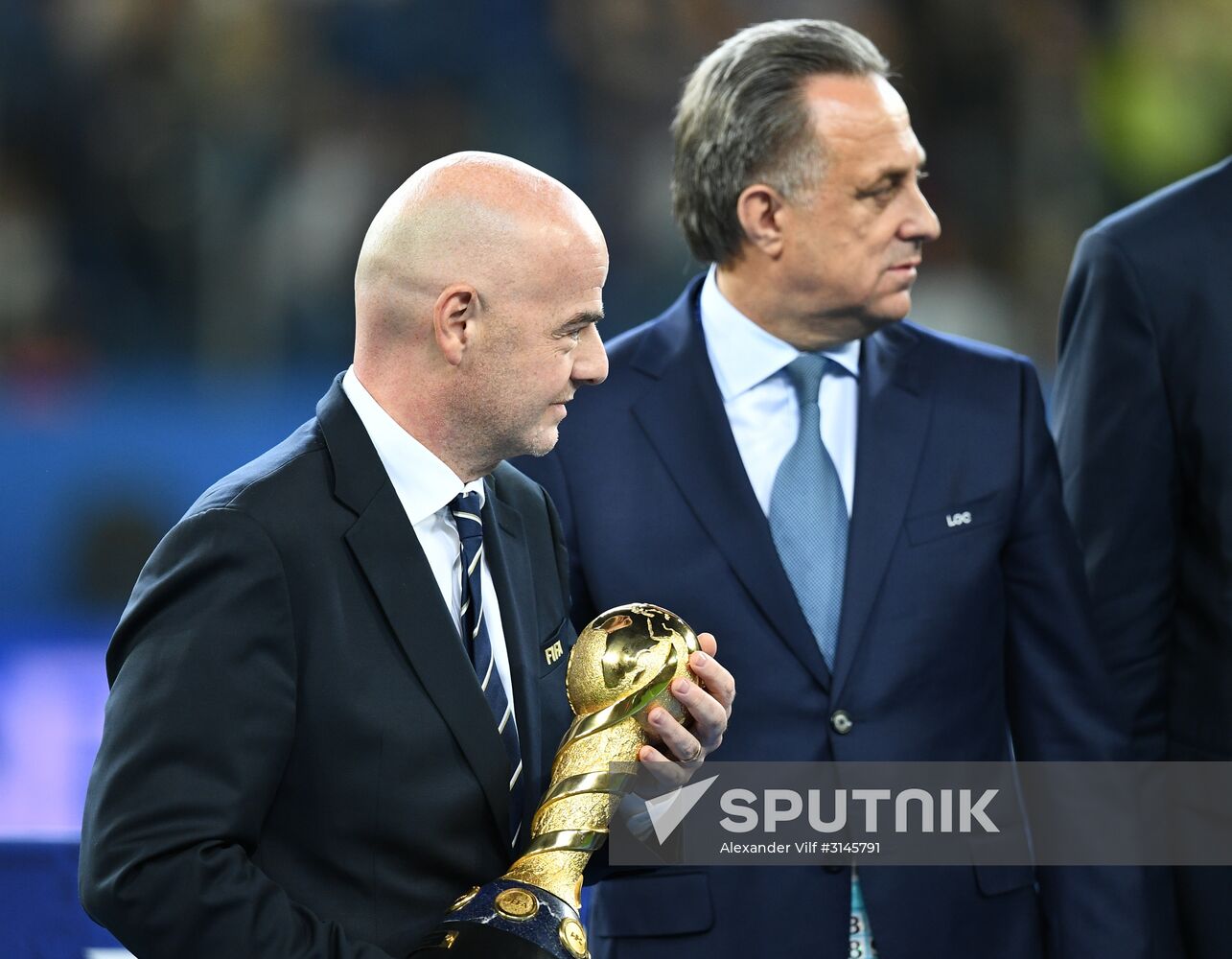 Football. 2017 FIFA Confederations Cup. Medal ceremony