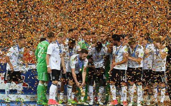 Football. 2017 FIFA Confederations Cup. Medal ceremony