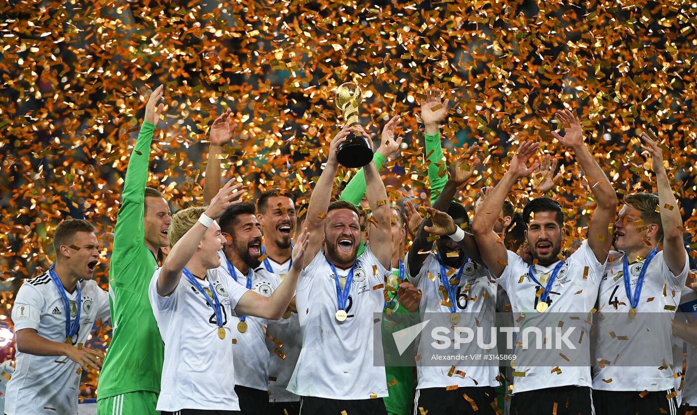 Football. 2017 FIFA Confederations Cup. Medal ceremony