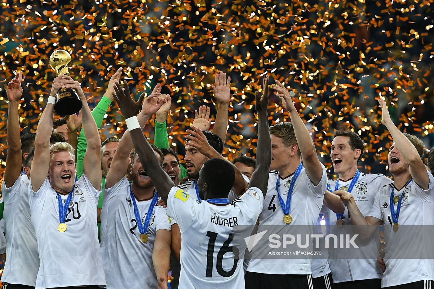 Football. 2017 FIFA Confederations Cup. Medal ceremony