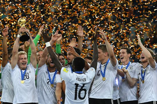 Football. 2017 FIFA Confederations Cup. Medal ceremony