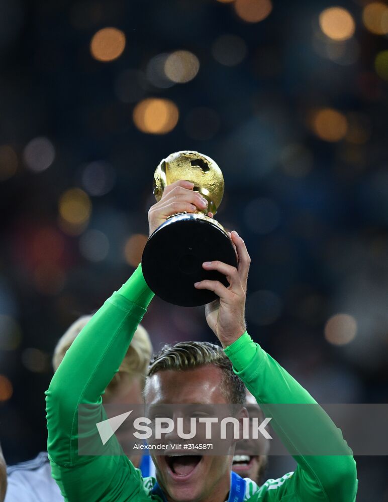 Football. 2017 FIFA Confederations Cup. Medal ceremony