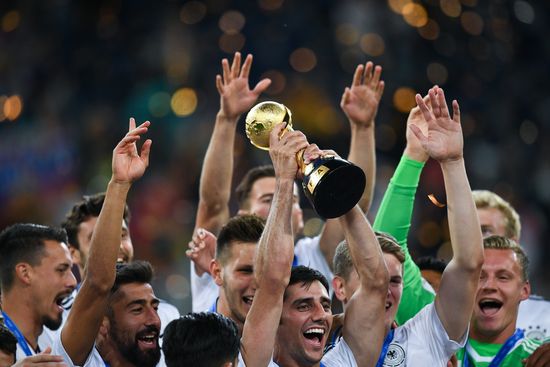 Football. 2017 FIFA Confederations Cup. Medal ceremony