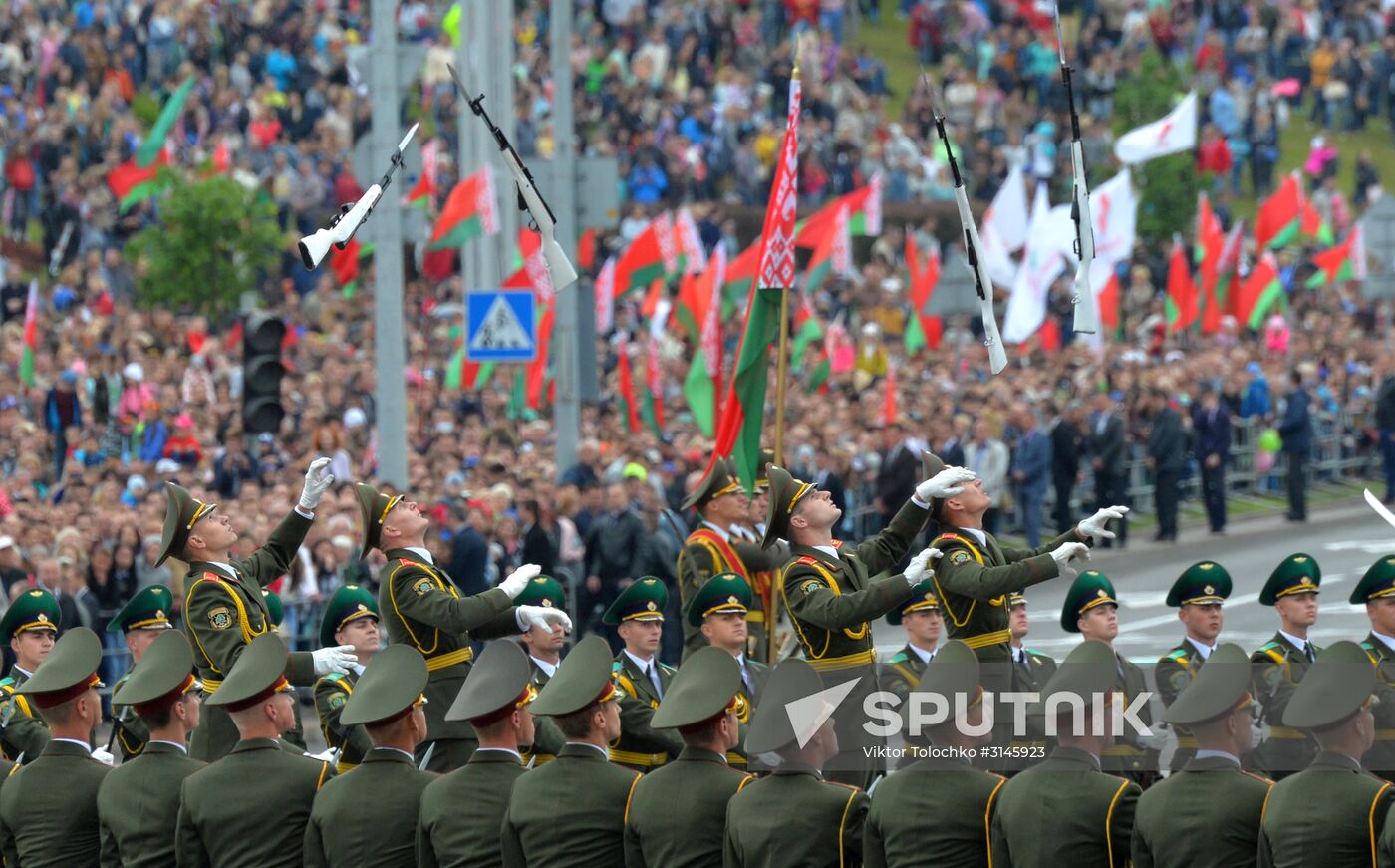 Independence Day parade in Belarus