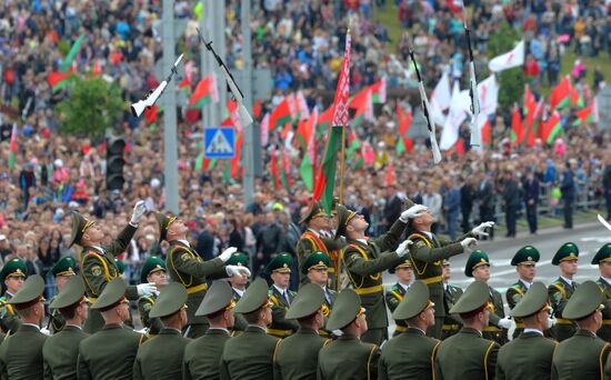 Independence Day parade in Belarus