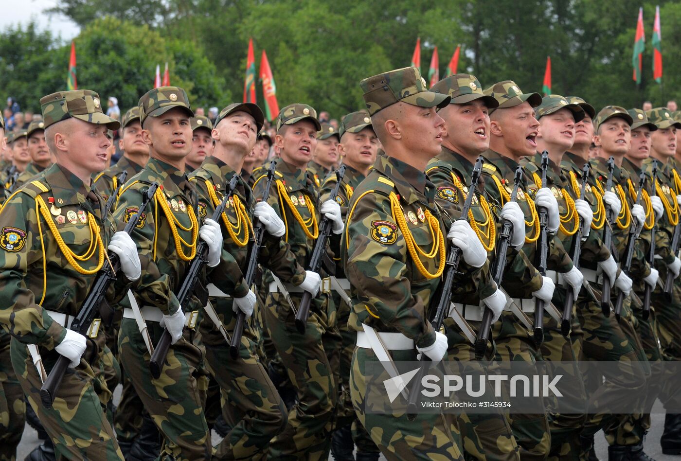 Independence Day parade in Belarus