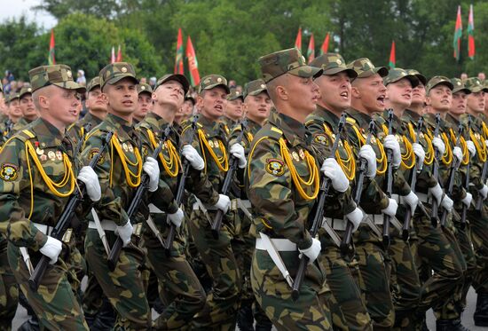 Independence Day parade in Belarus