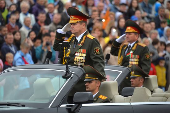 Independence Day parade in Belarus