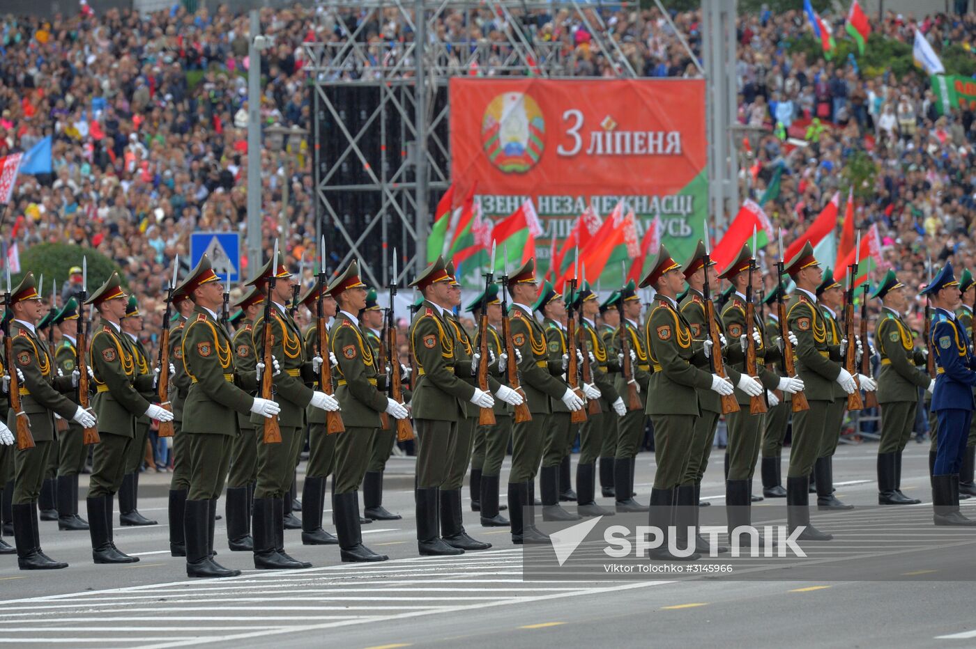 Independence Day parade in Belarus