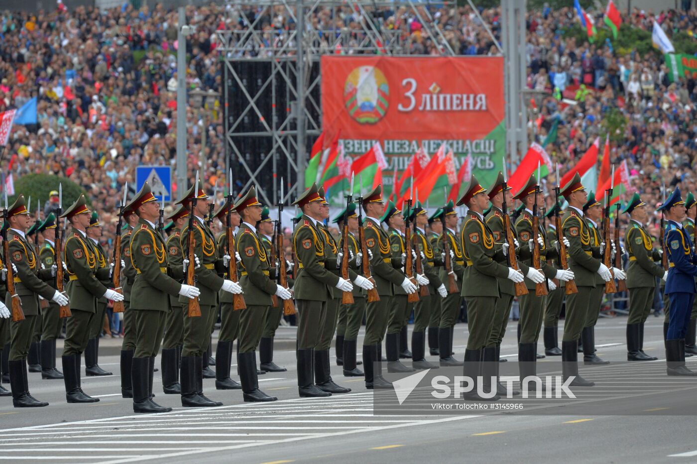 Independence Day parade in Belarus