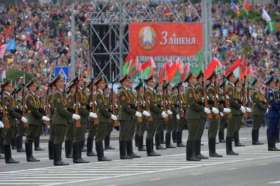 Independence Day parade in Belarus