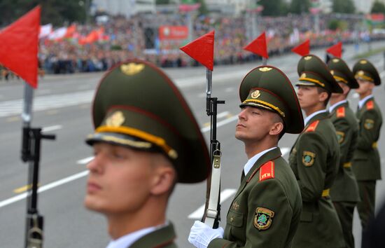 Independence Day parade in Belarus