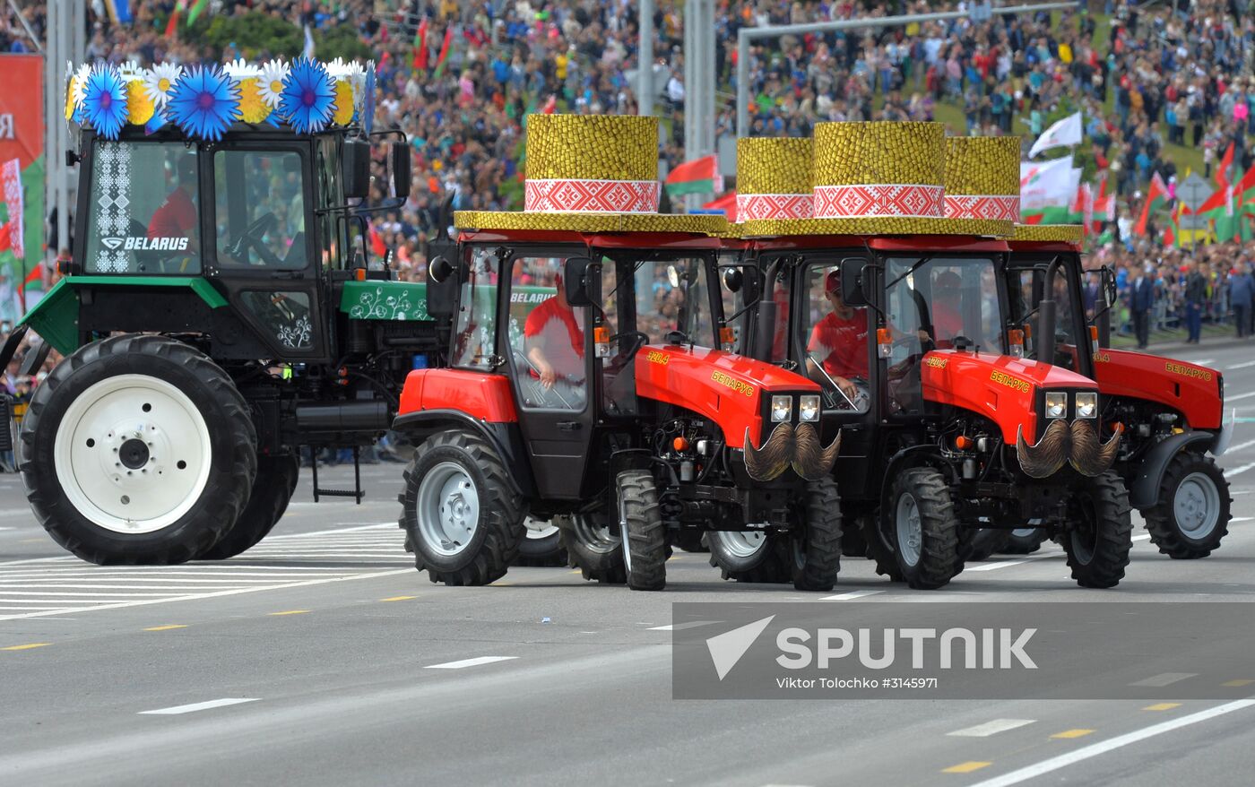 Independence Day parade in Belarus