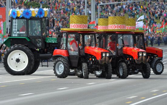 Independence Day parade in Belarus