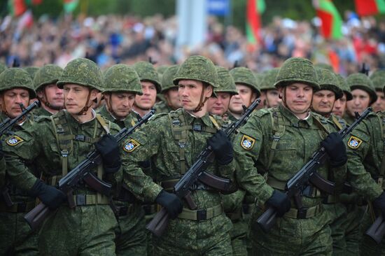 Independence Day parade in Belarus