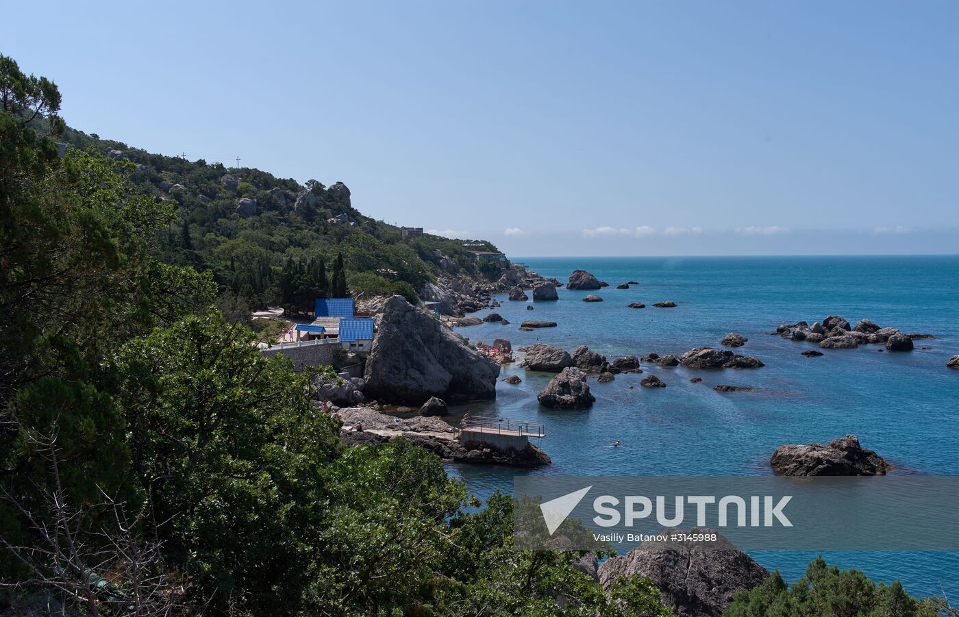 Laspi Bay. Southern Coast. Crimea.