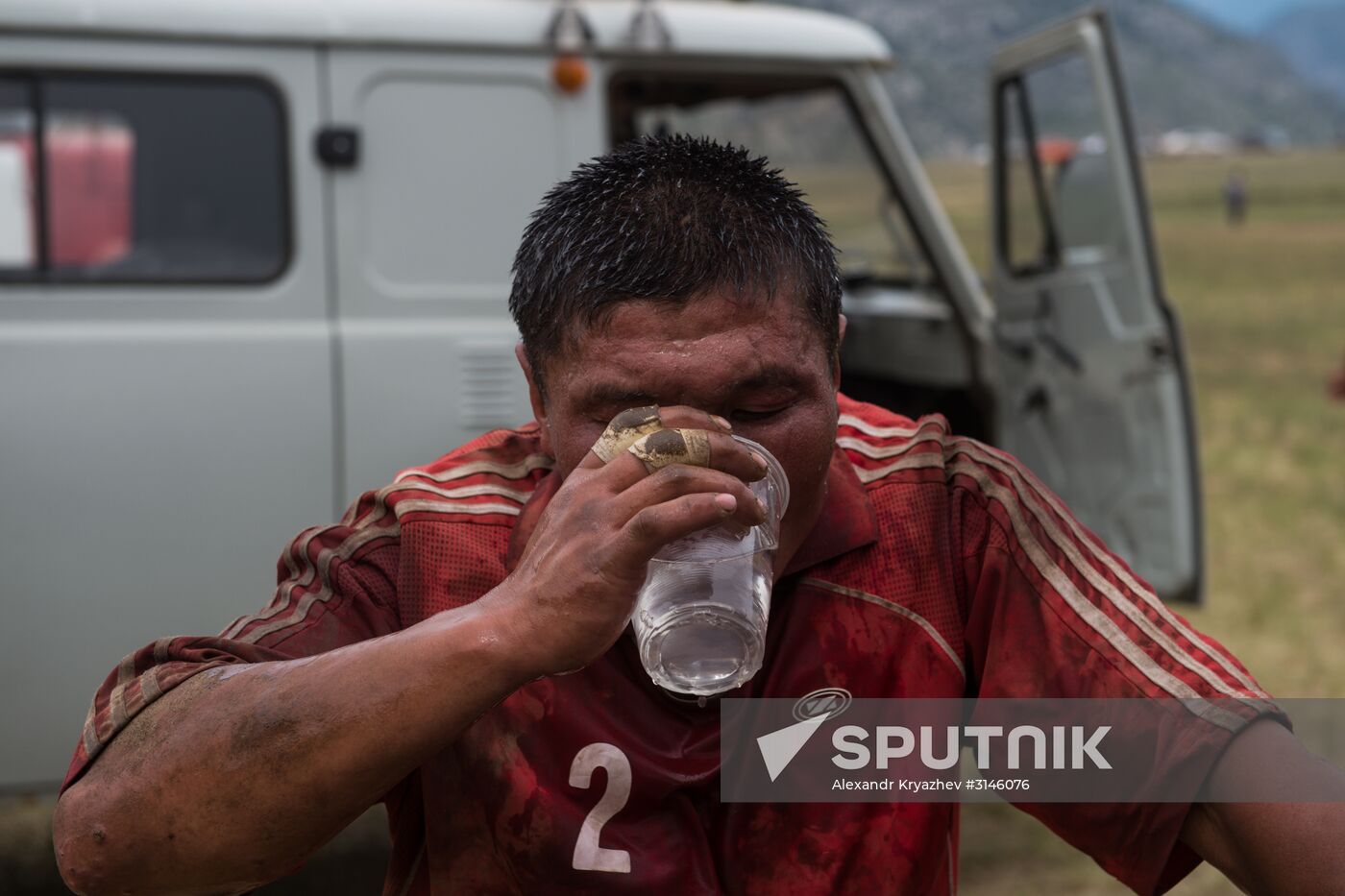 Kok-Boru traditional equestrian tournament in Altai Republic