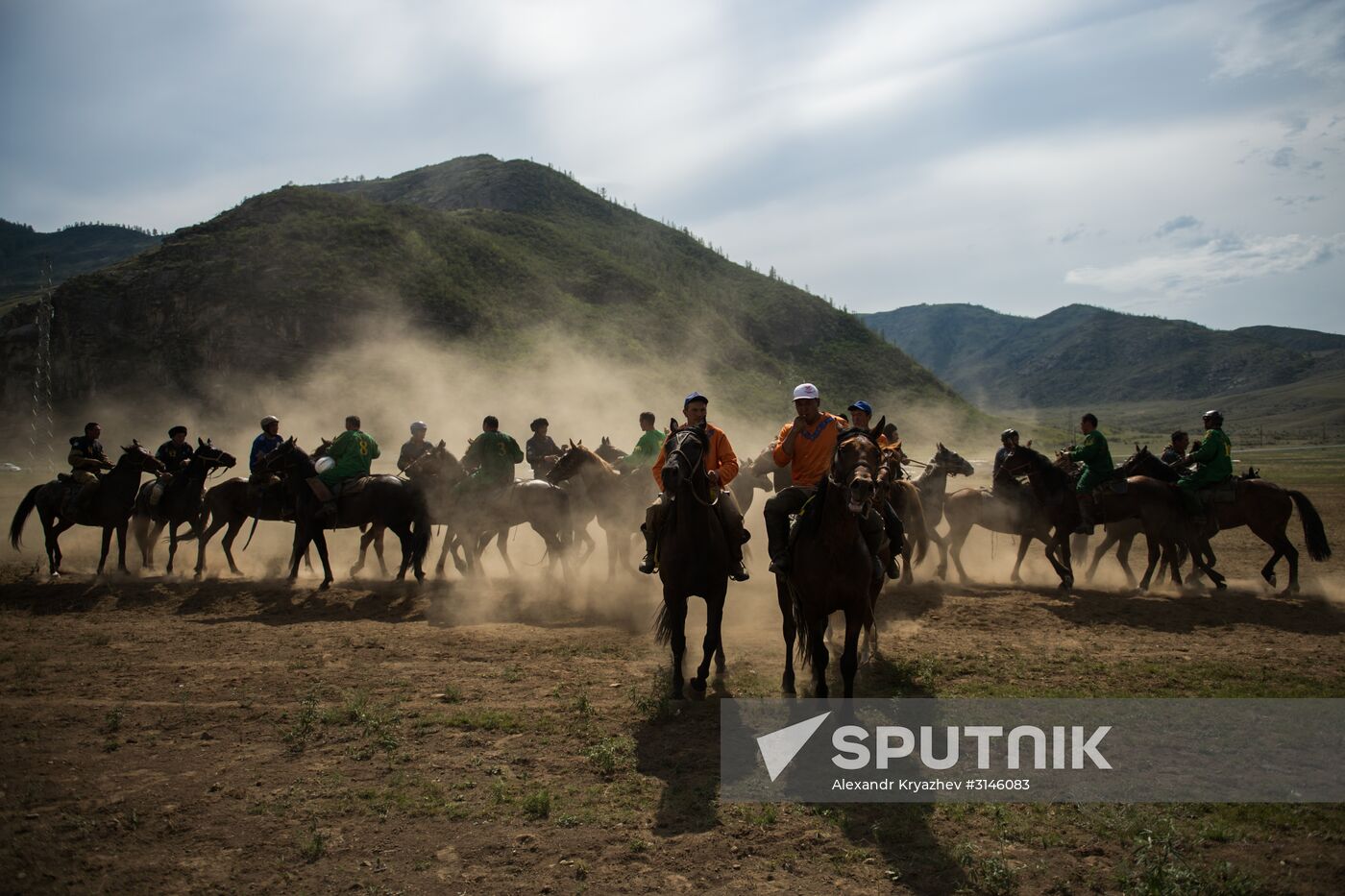 Kok-Boru traditional equestrian tournament in Altai Republic