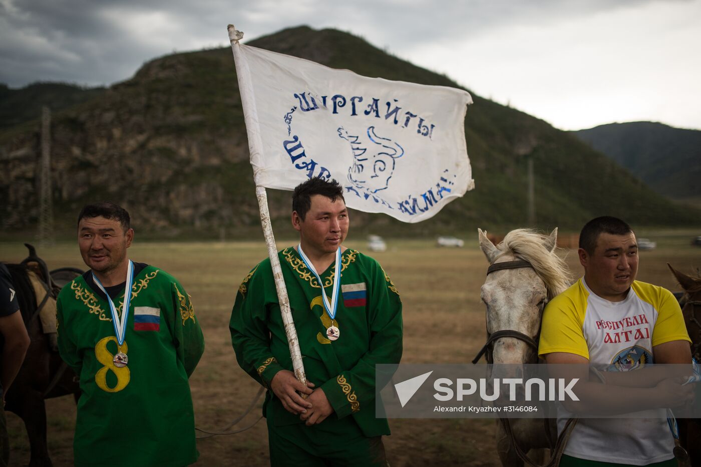 Kok-Boru traditional equestrian tournament in Altai Republic