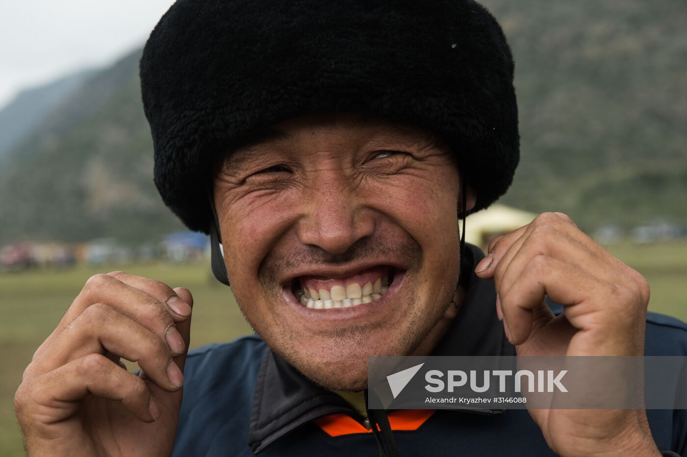 Kok-Boru traditional equestrian tournament in Altai Republic