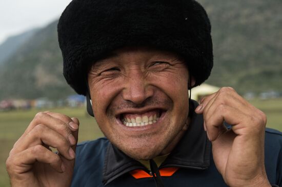 Kok-Boru traditional equestrian tournament in Altai Republic