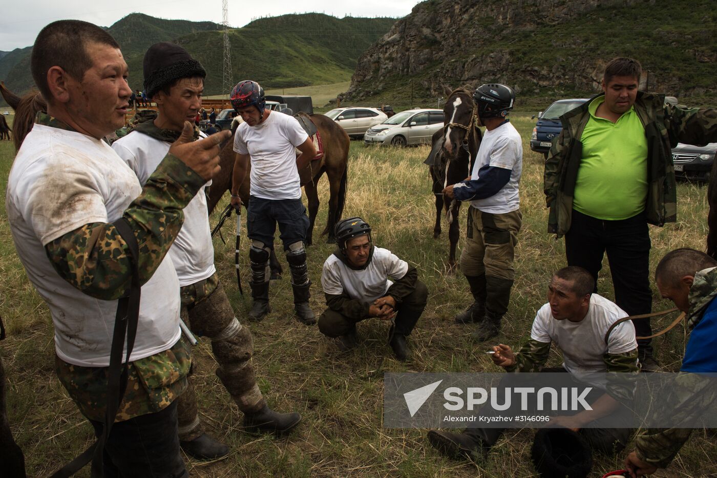 Kok-Boru traditional equestrian tournament in Altai Republic