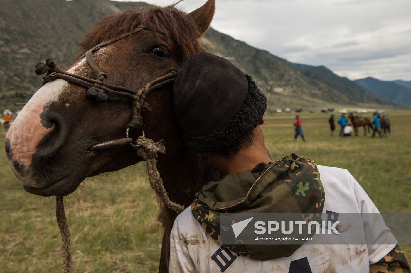Kok-Boru traditional equestrian tournament in Altai Republic