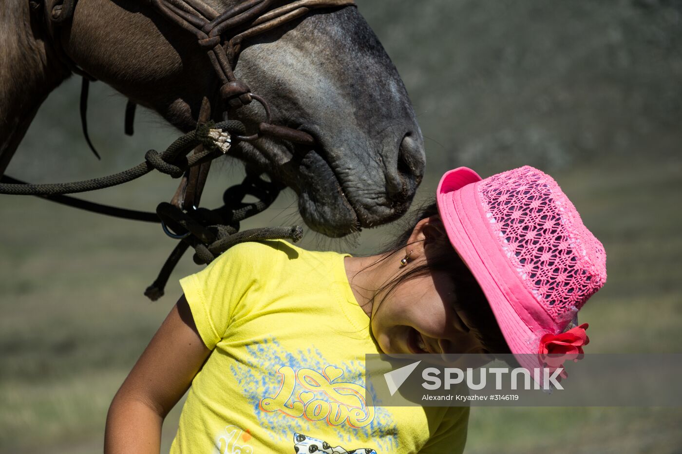Kok-Boru traditional equestrian tournament in Altai Republic