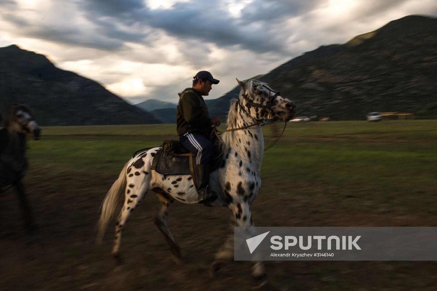 Kok-boru ethnic game tournament in Altai Republic
