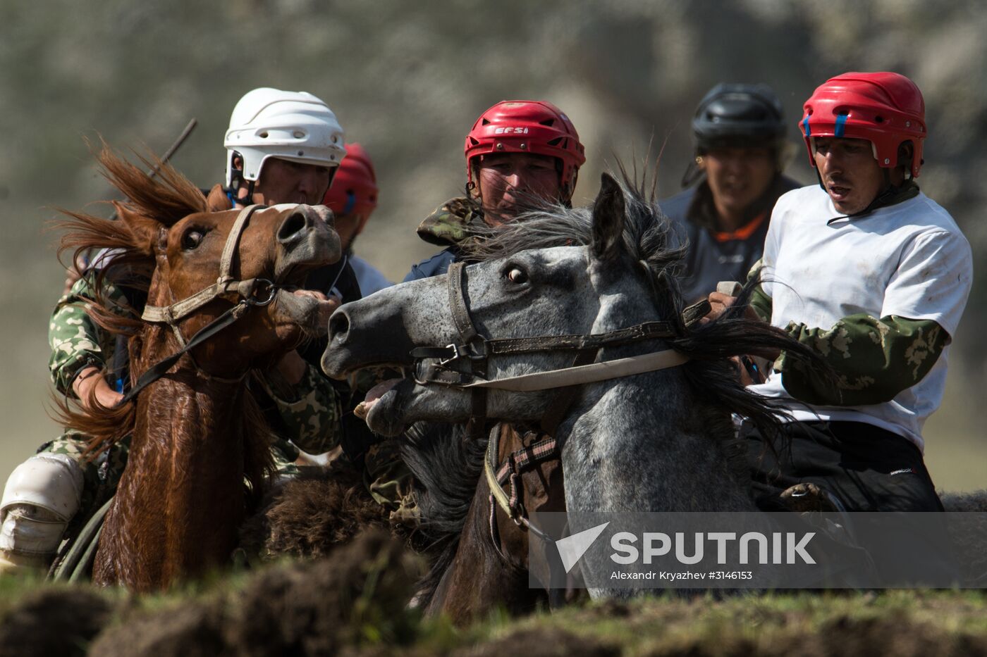 Kok-Boru traditional equestrian tournament in Altai Republic