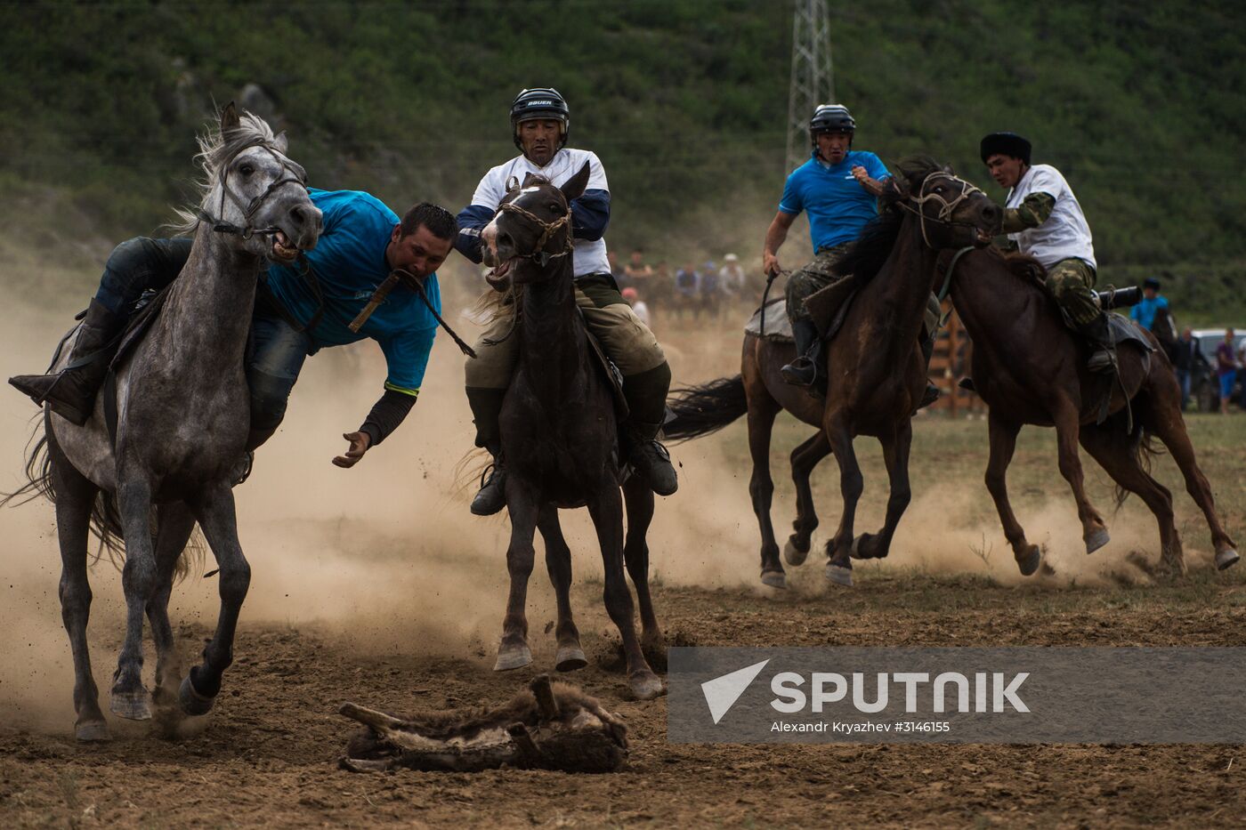 Kok-Boru traditional equestrian tournament in Altai Republic