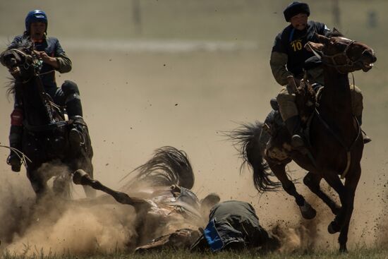 Kok-Boru traditional equestrian tournament in Altai Republic