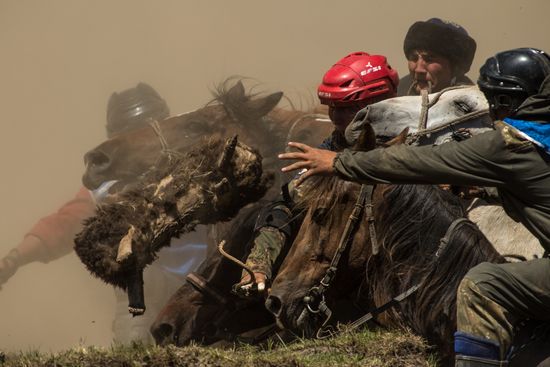 Kok-Boru traditional equestrian tournament in Altai Republic