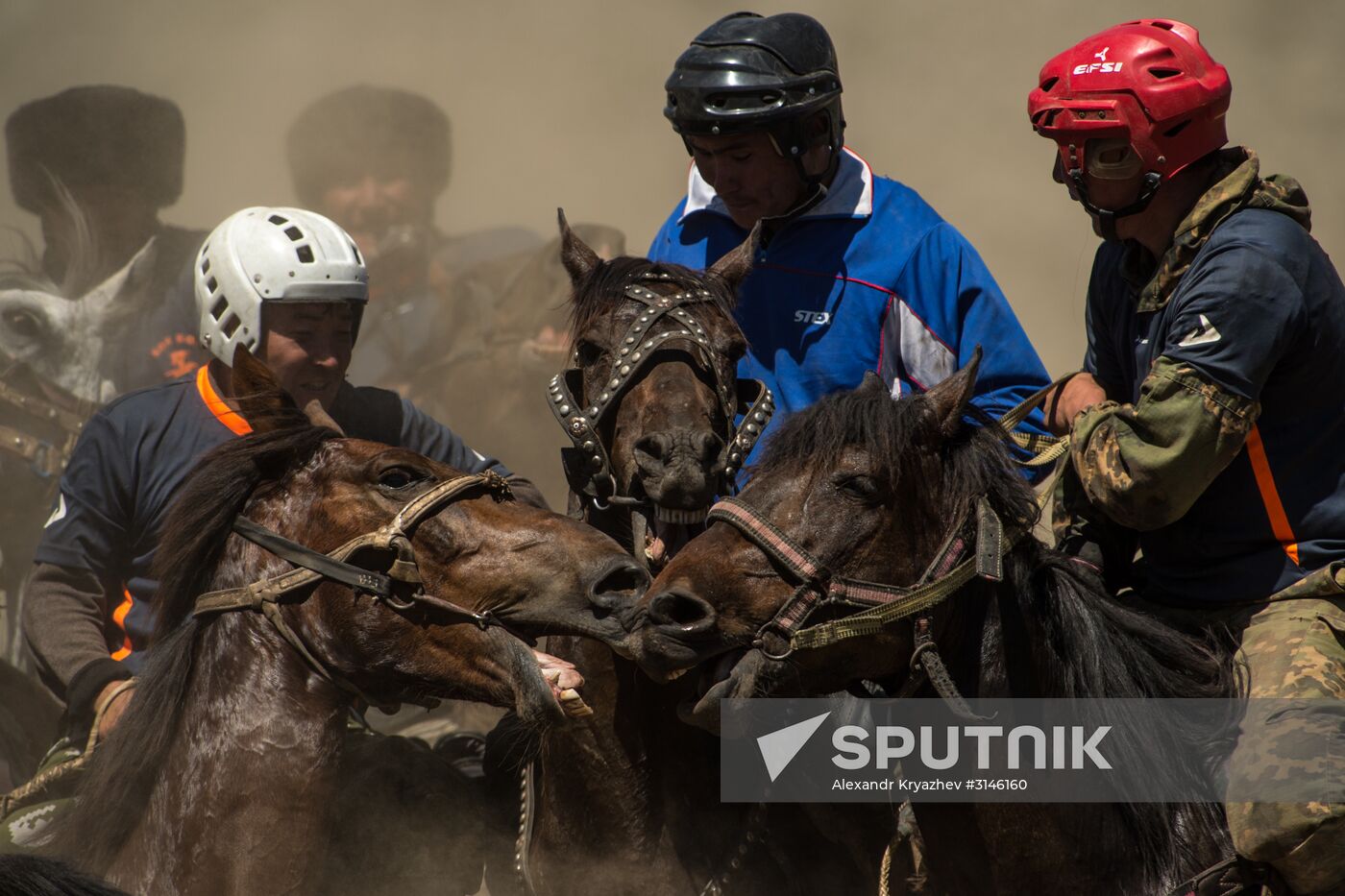 Kok-Boru traditional equestrian tournament in Altai Republic