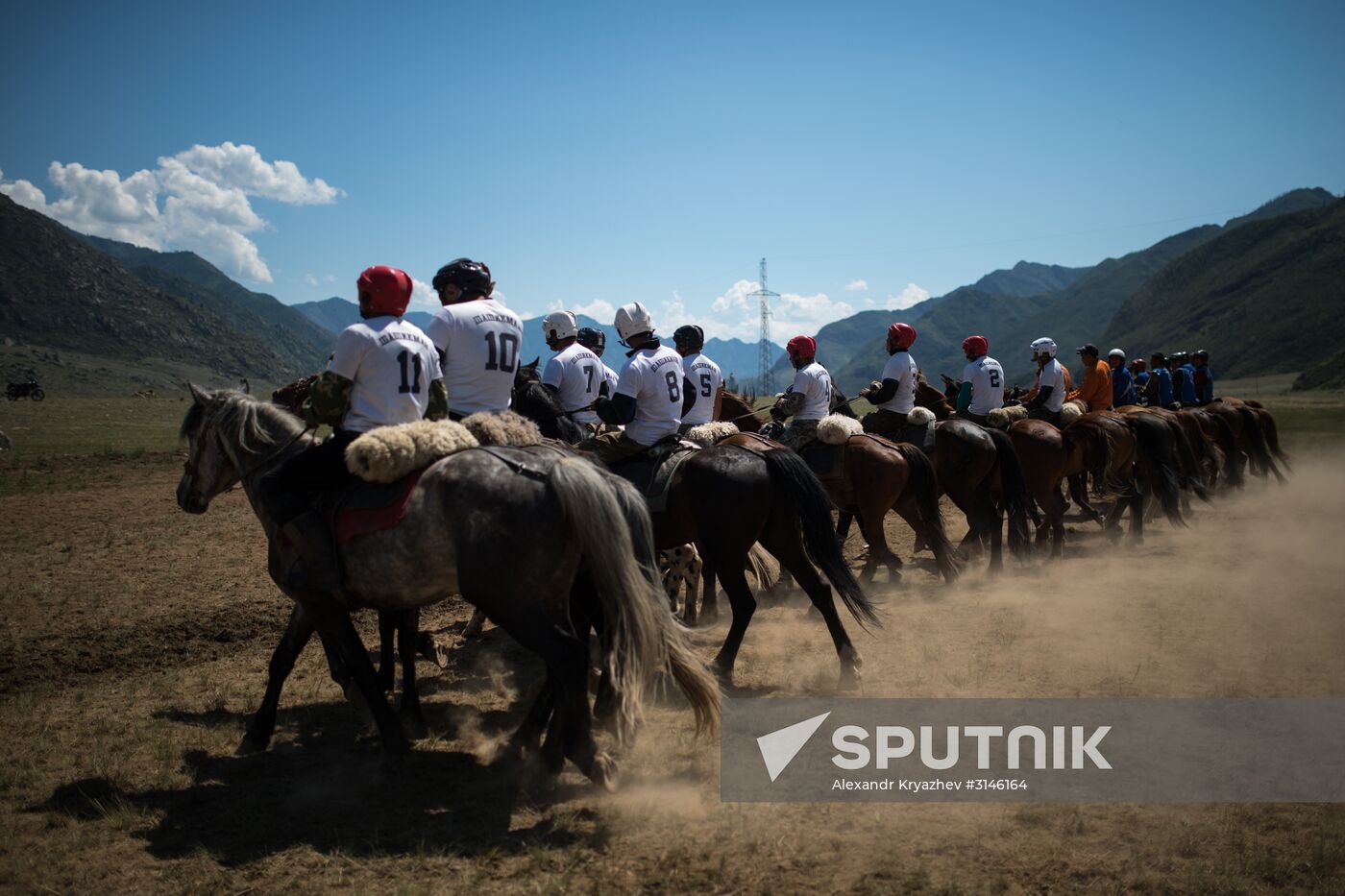 Kok-Boru traditional equestrian tournament in Altai Republic