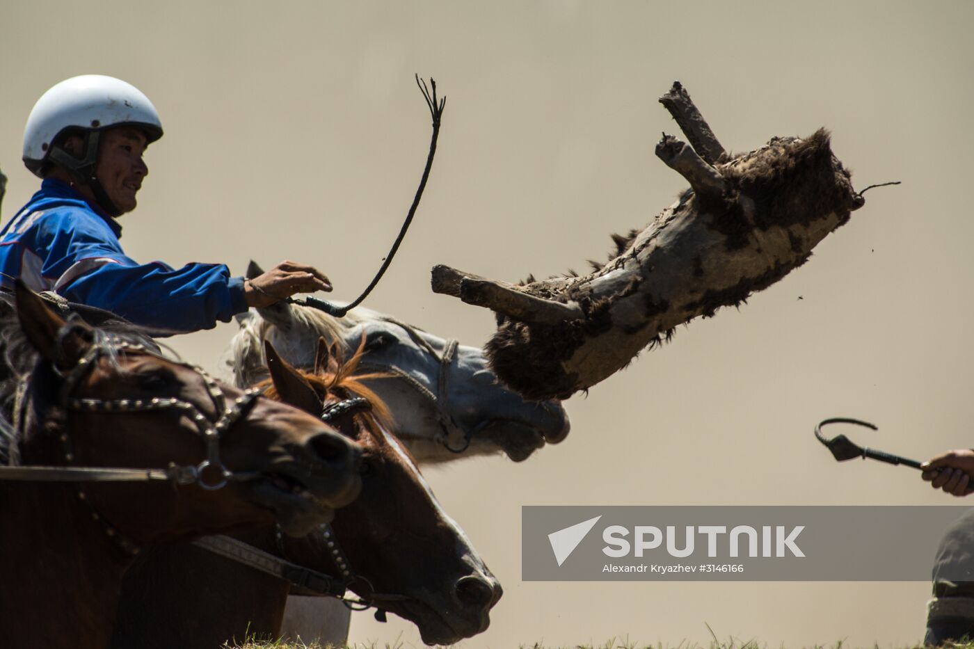 Kok-Boru traditional equestrian tournament in Altai Republic